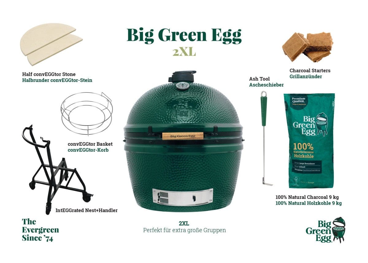 Big Green Egg 2XLarge Starter Paket (6-Teilig)