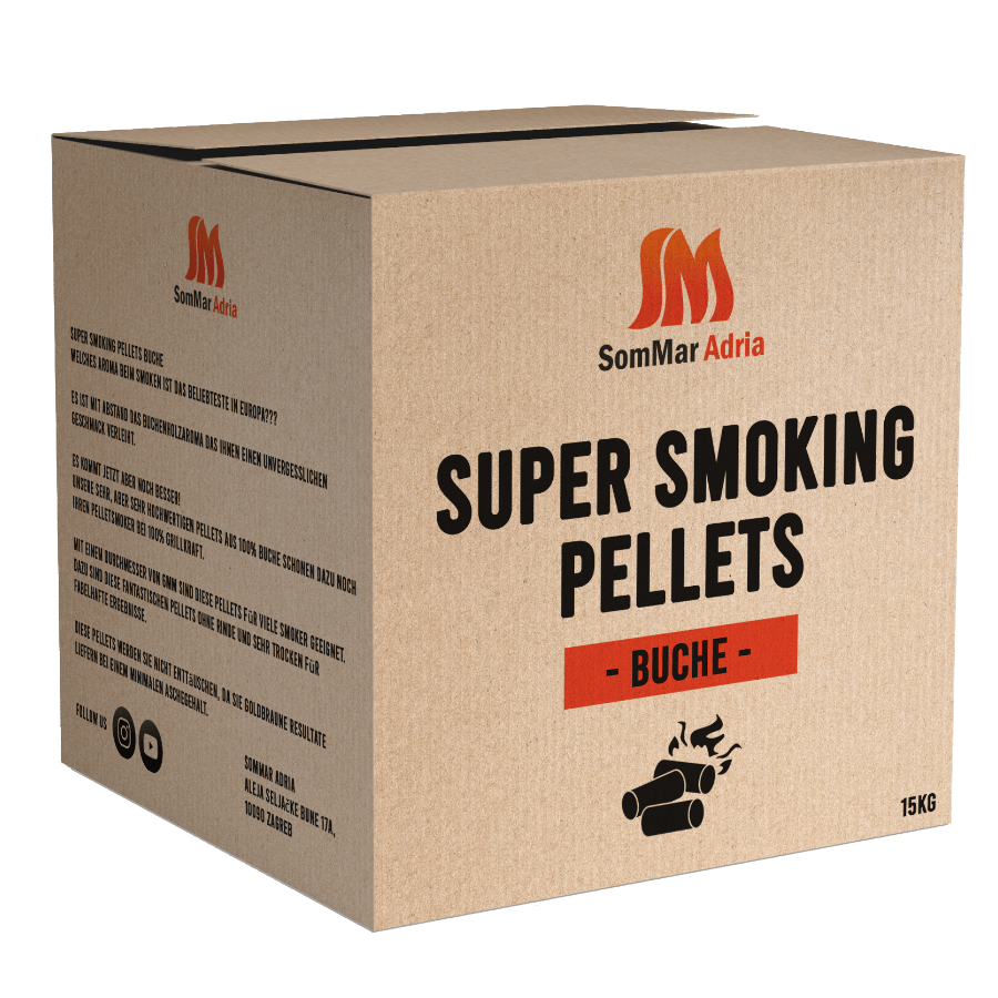 Super Smoking Pellets Buche, 15kg